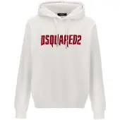Dsquared2 Horror Logo Witte Hoodie
