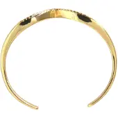 Nialaya Boog Vleugel Manchet Skyfall Goud CZ 925 Armband