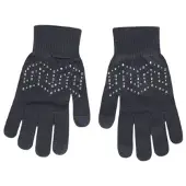 Pieces Grijze Gerecycleerde Polyester Handschoenen