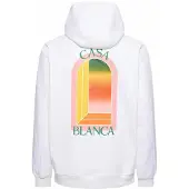 Casablanca Gradient Arch Logo Witte Hoodie