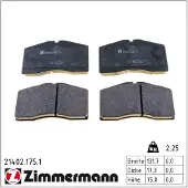 ZIMMERMANN 21402.175.1 Remblokken