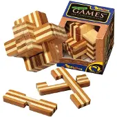 Philos Duivelse Knoop Puzzel Bamboe