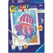 Ravensburger – CreArt: Trendy Jellyfish – Schilderen op Nummer