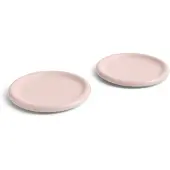 HAY Barro Plate Set Of 2 Ø24 Cm - Kleine borden Terracotta Pink - AC459-A668-AI61-03DB