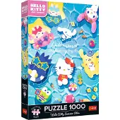 Trefl puzzel 1000 stukjes - Hello Kitty Summer Vibes - Premium Plus karton.