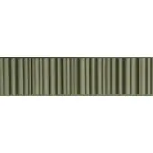 Valence Technology Mundo wandtegel 5x20cm mat olijfgroen met lijnen