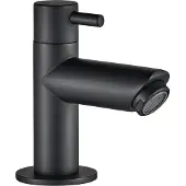 LOMAZOO Fonteinkraan Zwart - Koudwaterkraan - Toiletkraan - Wc Kraan [VITTEL]