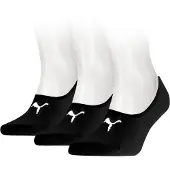 Puma Footie Sokken - 3 pack - Zwart - Maat 39-42