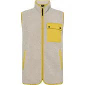 Didriksons Rasmus, fleecevest, heren, yellow pollen