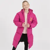 Juicy Couture Lange Pufferjas Meisjes Festival fuchsia