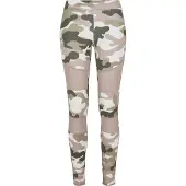 Urban Classics Leggings kaki / donkergroen / rosa / wit