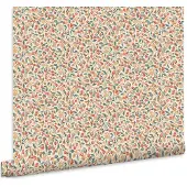 Laura Ashley Devons Grove Behang - Planten - 10mx52cm - Oranje