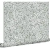 Laura Ashley Corrina Leaf Behang - Planten - 10mx52cm - Groen
