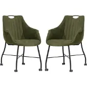 MX Sofa Eetkamerstoel Metric - Moss (set van 2 stoelen)