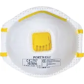 Portwest FFP1-halve masker met ventiel - Wit