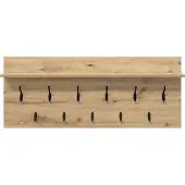 vidaXL Wandgemonteerde kapstok Artisan Eiken 100 x 40 x 12 cm