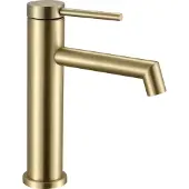 REA Foss Gold Brush Low - Wastafelkraan - Goud