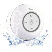 LEICKE DJ Roxxx Shower TWS|SMART|Bluetooth-Lautsprecher, weiß