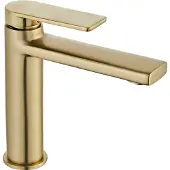 REA - Wastafelkraan Verso Gold Brush High - 20,5 x 4,5 x 26 cm