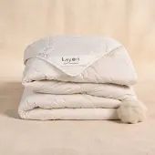 Kayori Keito Winterdekbed - 260x220 - 100% Texels Wol - Heerlijk warm - Katoen Percale Tijk