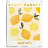 Reinders! - Lemons - Tuinposter 80x60cm Geel