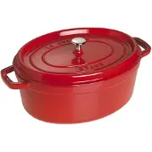 Staub Cocotte Ovaal 27cm Kers Gietijzeren Braadpan