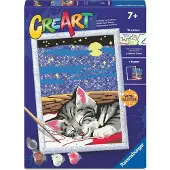 Ravensburger Schilderen op Nummer Set - Dromende Katten, creatief speelgoed