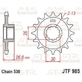 JT Sprockets Stalen geluidsvrij voortandwiel - 530