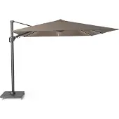 Platinum Zweefparasol Challenger T2 Glow Premium Anthracite Havanna (300 x 300 cm)