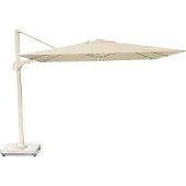 Platinum Nexus T2 zweefparasol 3x3 m sandstone frame champagne doek -