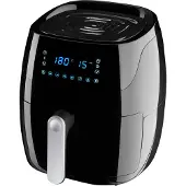 TecTake Airfryer - Heteluchtfriteuse, Airfryer, Touchscreen Display, div. Programma's, Airfryer Zonder Vet en Olie, Vaatwasmachinebestendig, Met Accessoires Receptenboekje (HF-3019TS-D Yaiza)