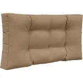 vidaXL Buitenbankkussen Polyester Taupe 80 x 80 cm