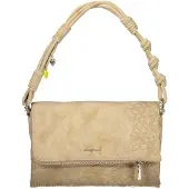 Desigual Schoudertas beige gemêleerd