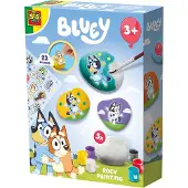 SES Creative Bluey-stenen schilderen 14095 - Knutselset - Schilderen en versieren met stickers