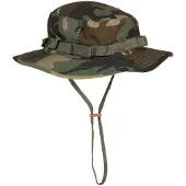 Mil-Tec - Boonie Hat Medium Woodland Camouflage