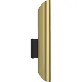 Nowodvorski Lighting Wandlamp Eye Cut, dimbaar, messing / goud, Woon-/ Eetkamer, metaal, Modern, wandlamp