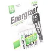 Energizer Universal HR03 Oplaadbare AAA batterij (potlood) NiMH 500 mAh 1.2 V 4 stuk(s)