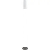LINDBY Vloerlamp Vinsta, wit / opaal, Woon-/ Eetkamer, metaal, Modern, vloerlamp