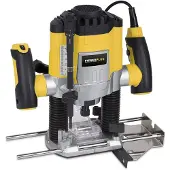 Powerplus POWX0910 Bovenfrees - 1200W - Max. diepte: 35mm - Variabele snelheid - Incl. opbergkoffer parallelgeleider, stofzuigaansluiting, 6-delige freesset en 7 accessoires