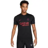 Nike Paris Saint-Germain Strike Trainingsshirt 2026-2027 Zwart Felrood Donkerblauw