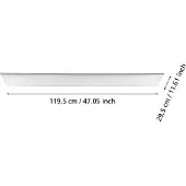 Eglo Led Plafondlamp Salobrena 1 120cm Wit