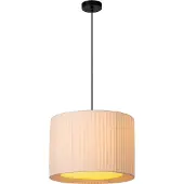 Lucide FOLD - Hanglamp - Ø 40 cm - 1xE27 - Wit - Japandi