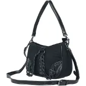 Banned - Gothic Handtas - Earthworm - voor Vrouwen - zwart - Maat Standard