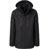 Casa Moda winterjas grijs effen normale fit
