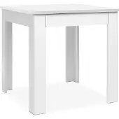 CALICOSY - Eettafel met vierkant tafelblad van 80x80 cm en 1 opbergla - SKARA