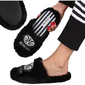 Sarcia.eu WEDNESDAY ANTISLIP damesslippers, WARME, ZACHTE, BONT pantoffels voor thuis