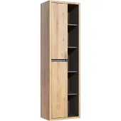 Comad Devon 801 FSC kolomkast 170cm eiken/antraciet