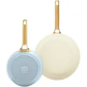 Greenpan Padova Reserve 20 + 26 cm koekenpannenset Light Blue