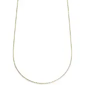 Lucleon Essentials | 1 mm Goudkleurige Ketting met Slangenschakels