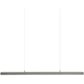 Arcchio Hanglamp Jolinda, alu / grijs / zink, Werkkamer / Kantoor, Aluminium, Modern